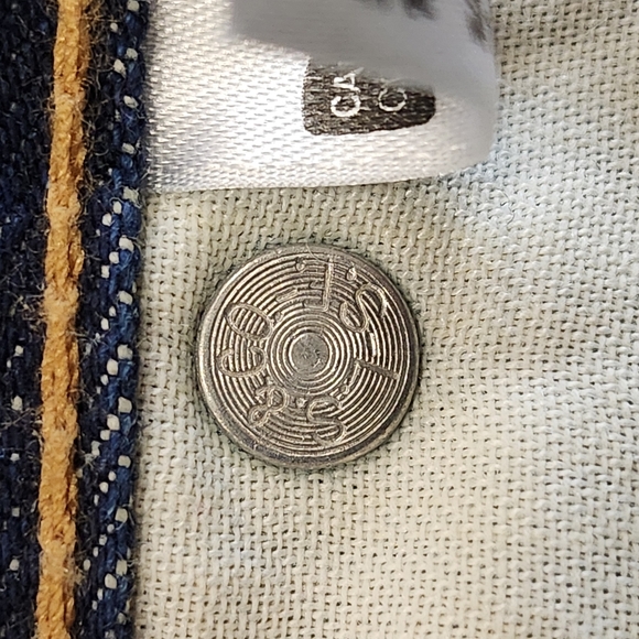 Levis 511 Ripped Straight Leg Jeans Mens Size 33 W 34 L - Picture 5 of 12